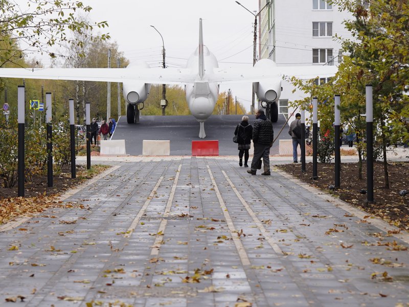 Благоустройство бульвара на улице Ильюшина в Вологде подходит к концу